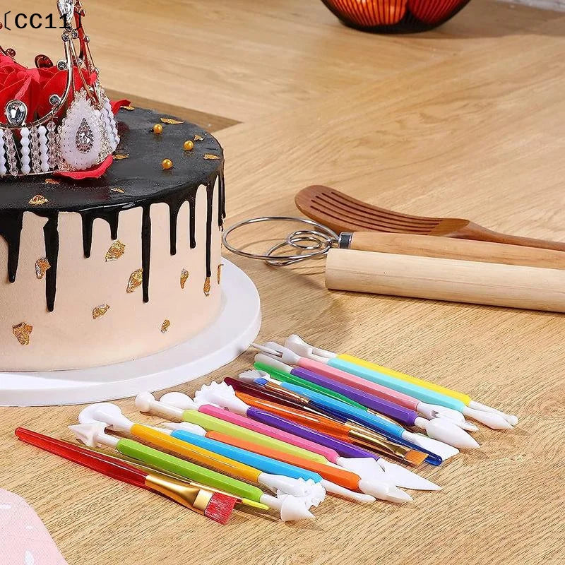 Lay Soft Pottery Children DIY Embossing Tool Creative Cake Fondant Qme