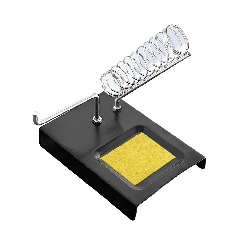 Soldering Iron Stand Portable Holder Tin Welding Cleaning Sponge Qme C style