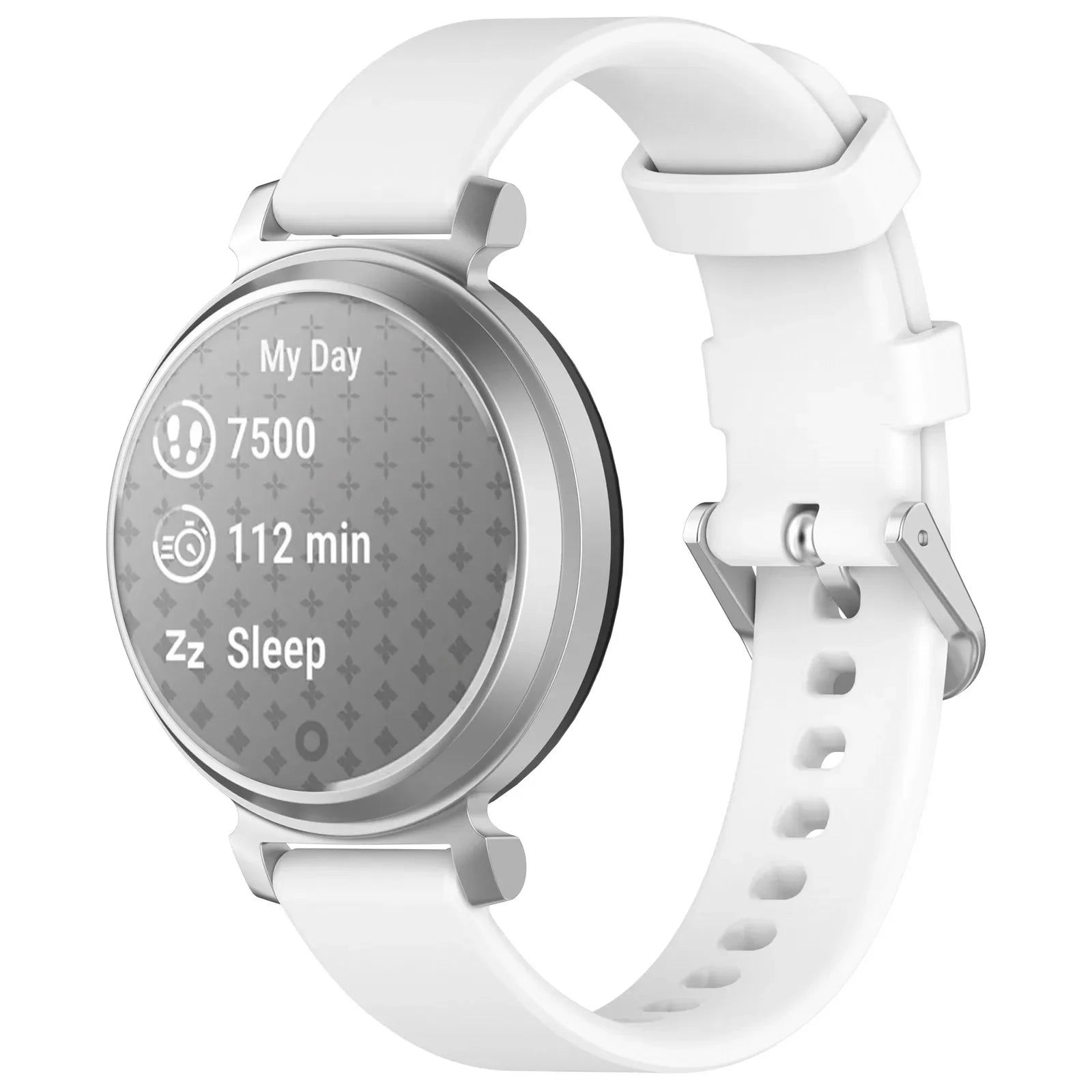 For Garmin Lily 2 Strap Official Silicone Soft 14mm Watchband Strap Bracelet For Garmin Lily2 Active silicone 14mm SAccessories Qme white 14mm