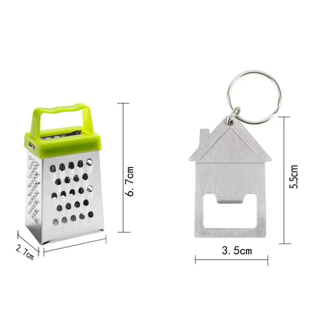 A Lovely Cat Paw Doll Keychain Beer Opener Pendant, Multi Function Vegetable Cutting Grater, Household Kitchen Dish Scrub Brush Qme 2 piece kitchenware5