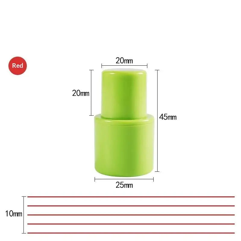 Music Staff Rolling Ink Stamp 5 Line Uniform Pattern Professional Qme Red