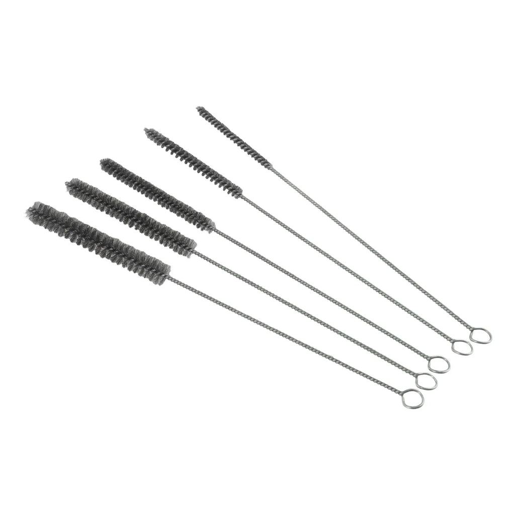 5/10pcs Cleaning Brushes Stainless Steels Brass Cylinder Wire Tube Pipe Cleaning Brushs For Power Drill Descaling Rust Removal Qme