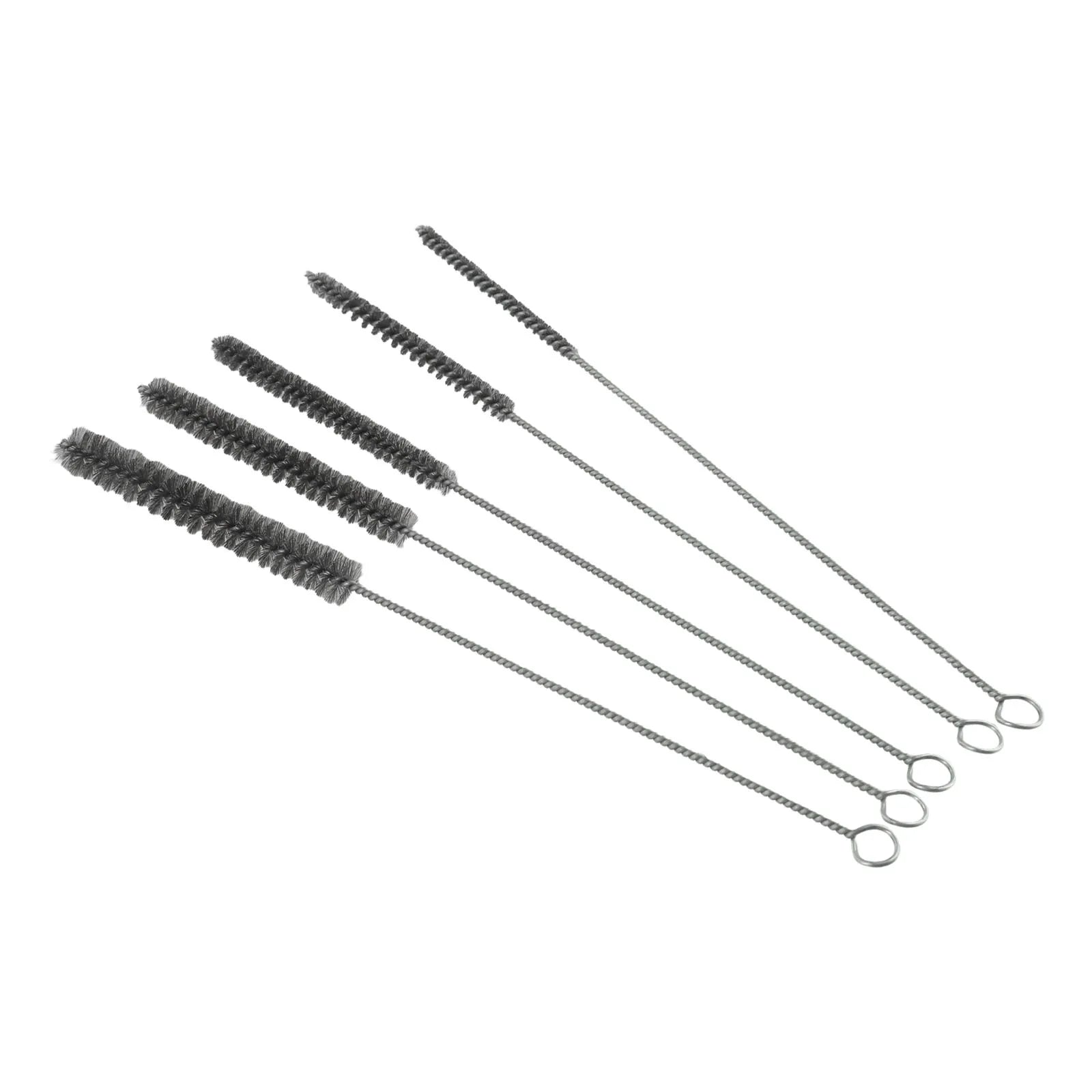 5/10pcs Cleaning Brushes Stainless Steels Brass Cylinder Wire Tube Pipe Cleaning Brushs For Power Drill Descaling Rust Removal Qme