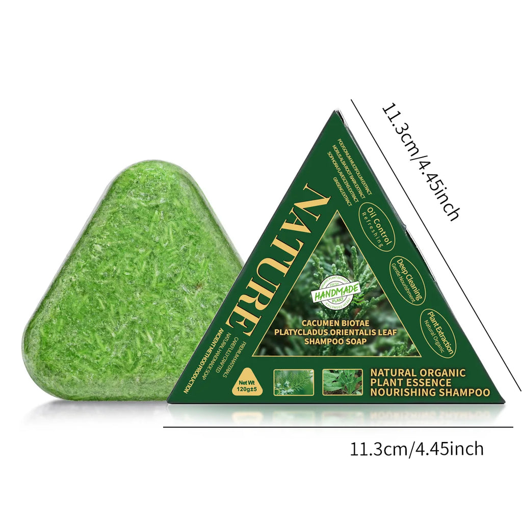 Natural Usman Grass Shampoo Soap Bar Hair Strengthening Oil Control Qme