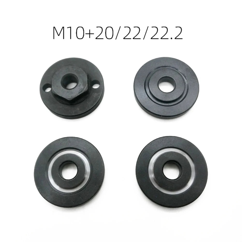 Angle Grinder Inner Outer Flange Nut Set Tool 20/ 22/ 22.2mm Circular Saw Blade Press Plate Suitable For Model 100 Angle Grinder Qme 4pcs