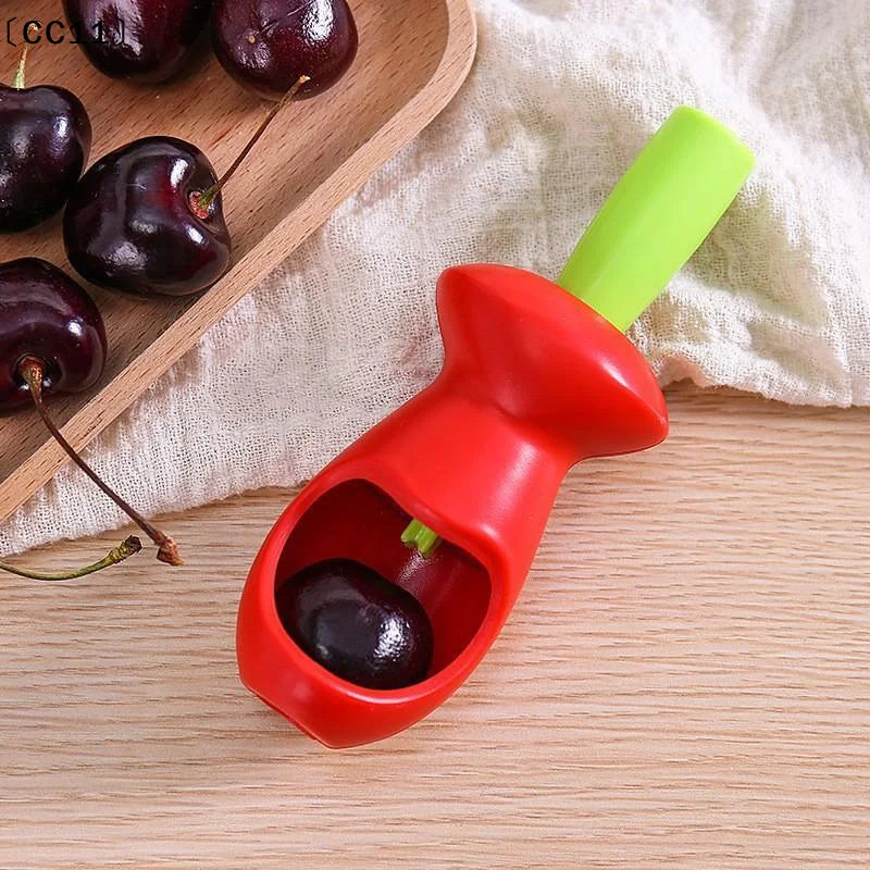 Kitchen Tool Cherry Seed Remover Pitter Non Slip Grip Home Baking Jam Qme