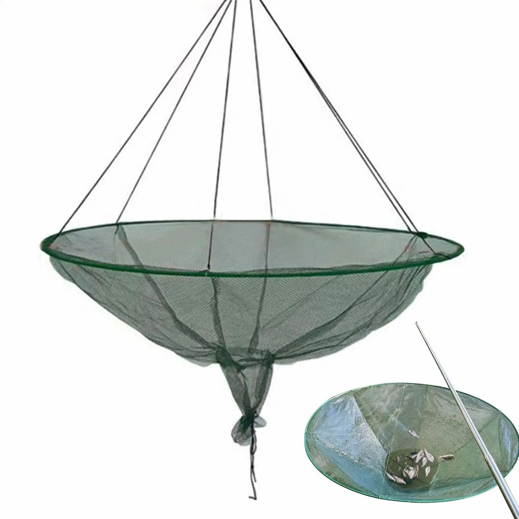 Hoop Net Fishing Round Crab Hoop Net Fishing Bridge Net Drastring Cast Nets For Fishing Collapsibles Catfish Net For Outdoor Qme