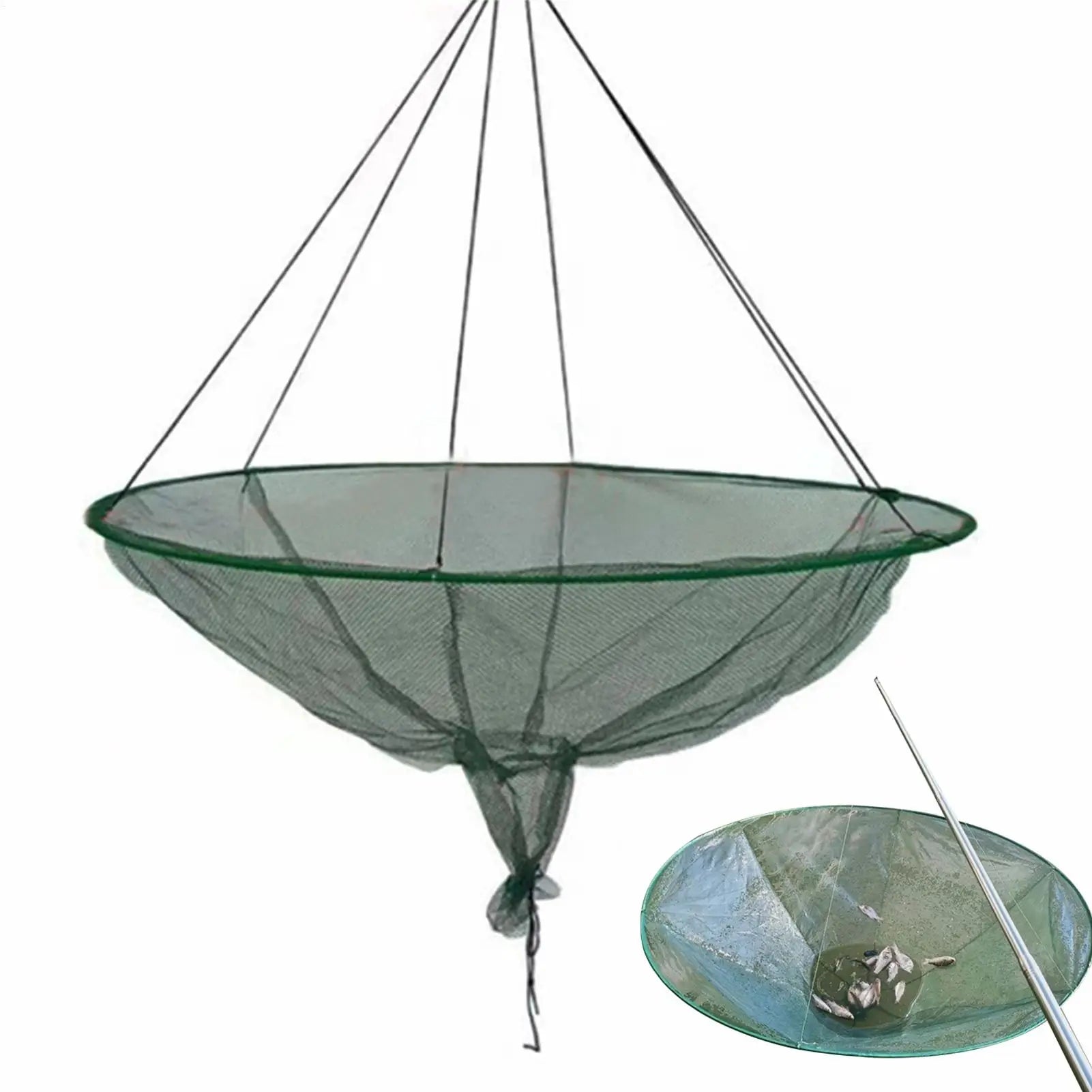 Hoop Net Fishing Round Crab Hoop Net Fishing Bridge Net Drastring Cast Nets For Fishing Collapsibles Catfish Net For Outdoor Qme