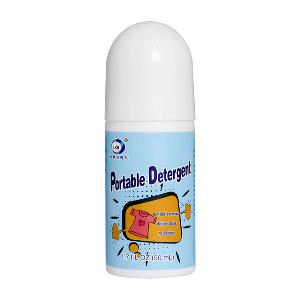 50ml Clothing Stain Removal Rolling Bead Portable Washing-Free Emergency Fast Clear Cleaner for Small Greasy Filth on T-Shirt Qme 1pcs