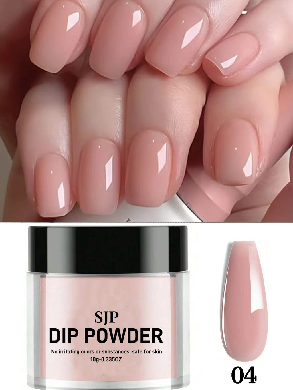 Dip Powder Nail French Manicure Suitable Home Salon DIY Long Lasting Qme 4