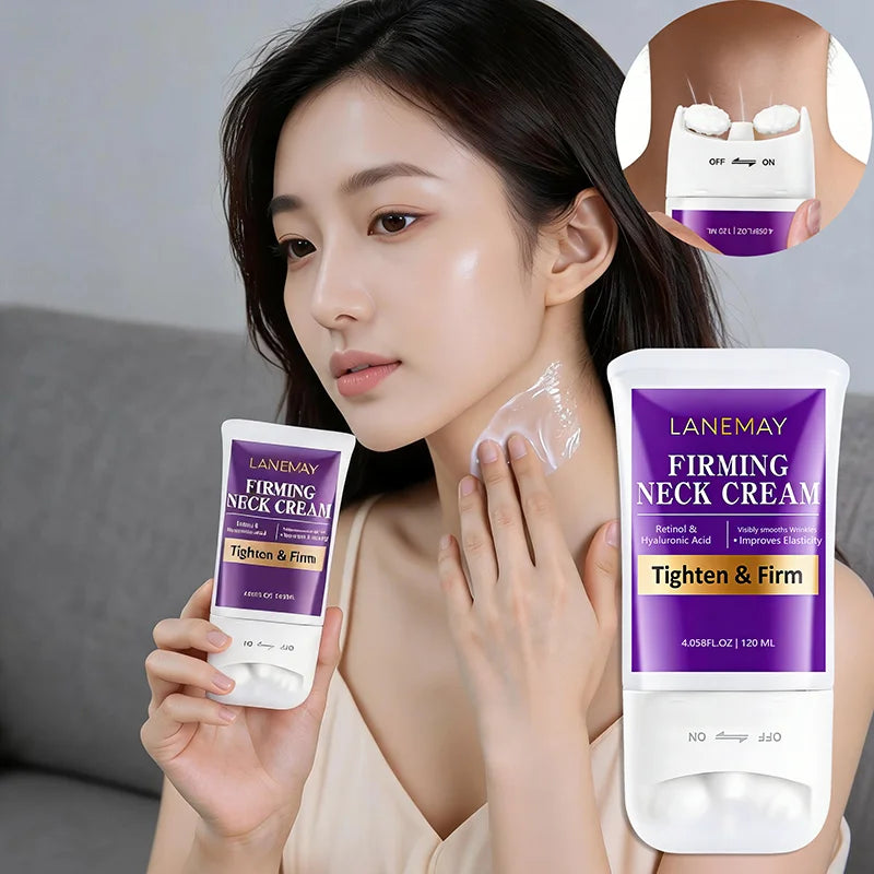 Retinol Double Roller Massage Neck Texture Cream Moisturizing Deeply Qme
