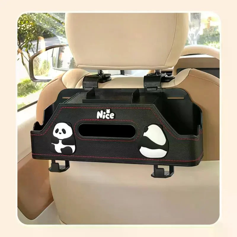 Sturdy Auto Organizer 1 Car Multifunctional Back Seat Storage Box Qme
