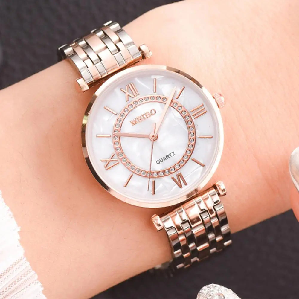 Luxury Crystal Women Bracelet Watches Top Brand Fashion Diamond Ladies Quartz Watch Steel Female Wristwatch Montre Femme Relogio Qme
