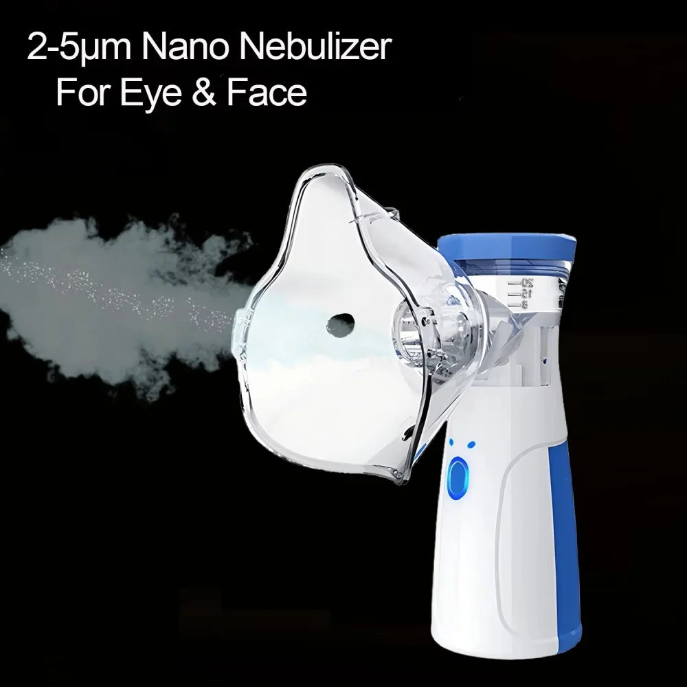 2-in-1 Nano Ion Facial Steamer with Water Tank Skin SPA Moisturizing Air Humidifying Nebulizer Sprayer Revitalize Beauty Device Qme