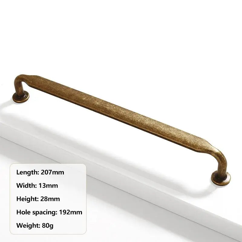 Vintage Zinc Alloy Cabinet Door Handle Kitchen Cabinet Drawer Wardrobe Door Knob Vintage Furniture Hardware Qme A18