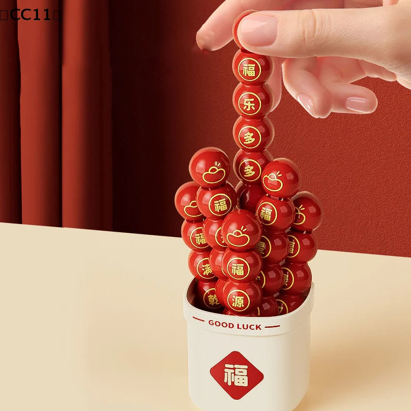 Simulated Candied Hawthorn Shape Sealing Clip Magnetic Refrigerator Qme