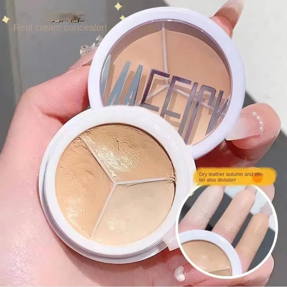 Multi-shade Concealer Cream Erase Dark Circles Blemishes Lightweight Qme