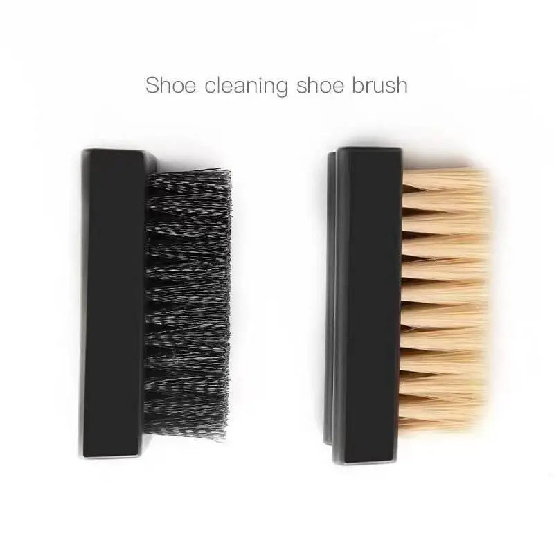 Professional Nylon Shoe Brush Soft Hard Bristles Delicate Materials Qme