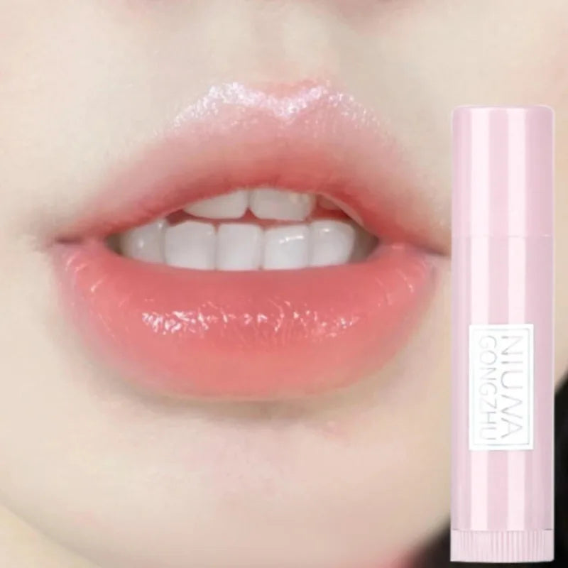 Colored Lip Balm Moisturizing Nourishing Lightening Lines Colorless Qme
