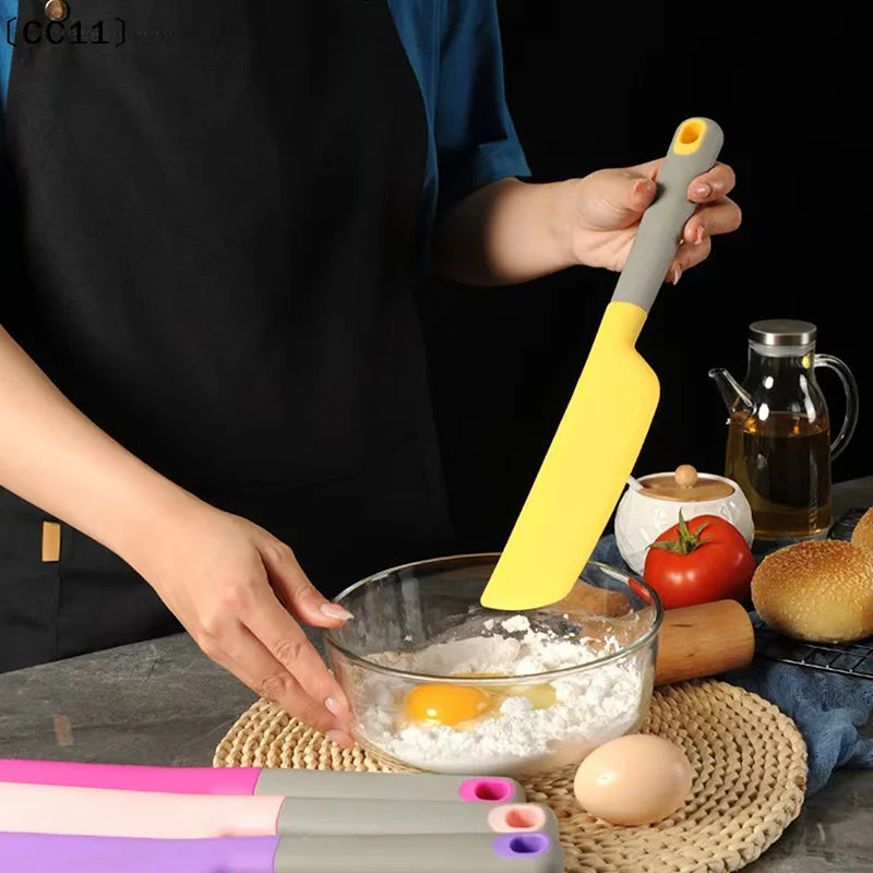 Large Silicone Spatula Heat Resistant Baking Tool Cake Cream Qme