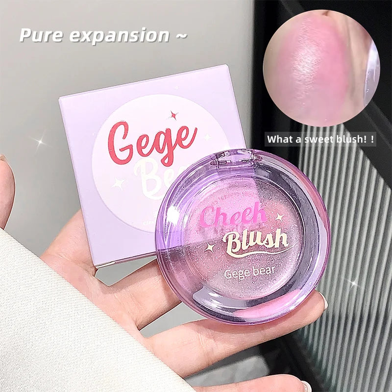 Warm Change Blush Clear Crystal Changing Highlight Long Lasting Fine Qme