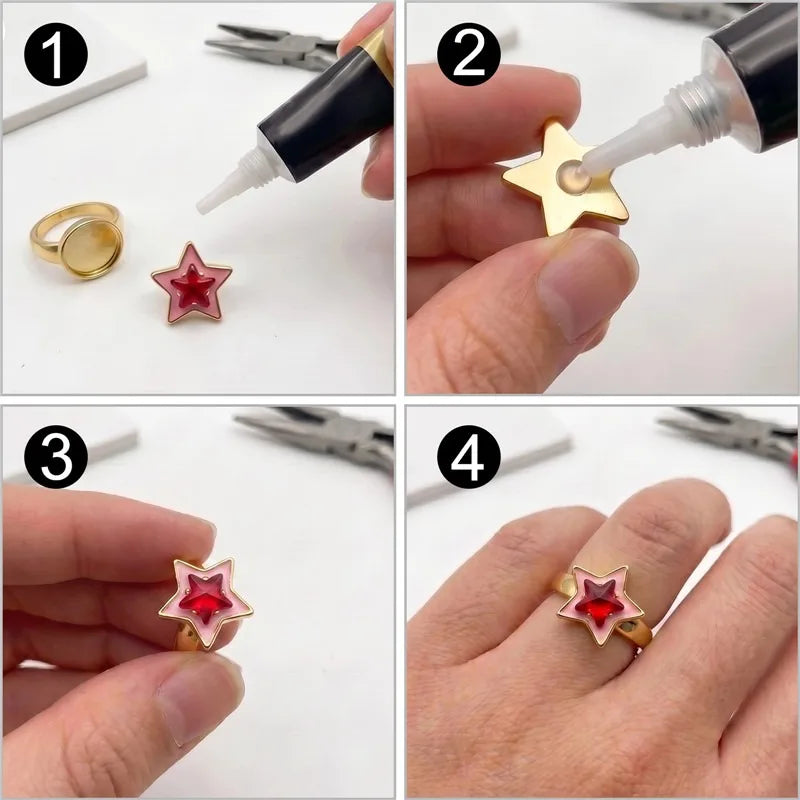 New Colorful Shiny Zircon Bead for Jewelry Making DIY Ring Earrings Hair Clips Accessory Manicure Hair Band Mobile Phone Sticker Qme