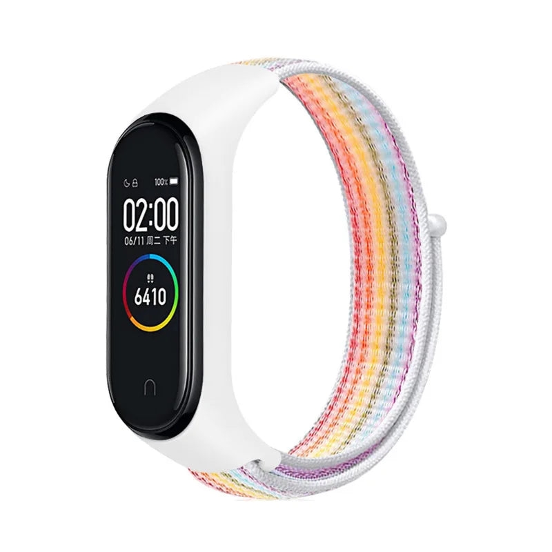 Durable Nylon Loop Watch Strap Freely Adjustable Velcro Xiaomi Mi
