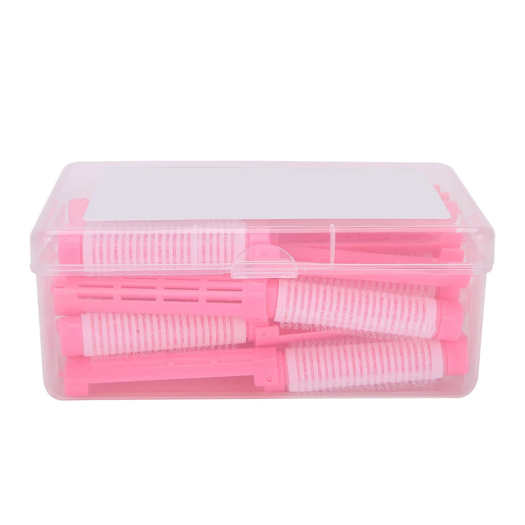 20pcs Hair Perm Rods Perming Rod Hair Roller Curler Hairdressing Tool Kit Perm Rods Tool Hair Styling Tool Qme pink