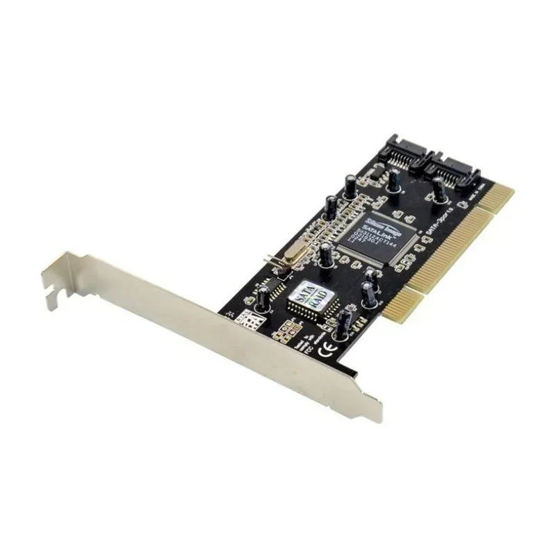 PCI To SATA Raid Card Chip, 4 Channels SATA Disk Host Controller Adapter Expansion Converter 1500mb Qme