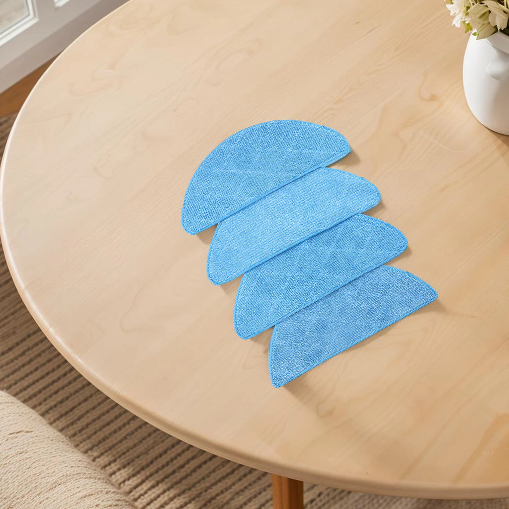 4/10 X Mop Cloths Rag For Honiture Q 5 Sweeping Robot Replace Dry /Wet Usage Mop Cloths Pad Spare Parts And Accessories Qme