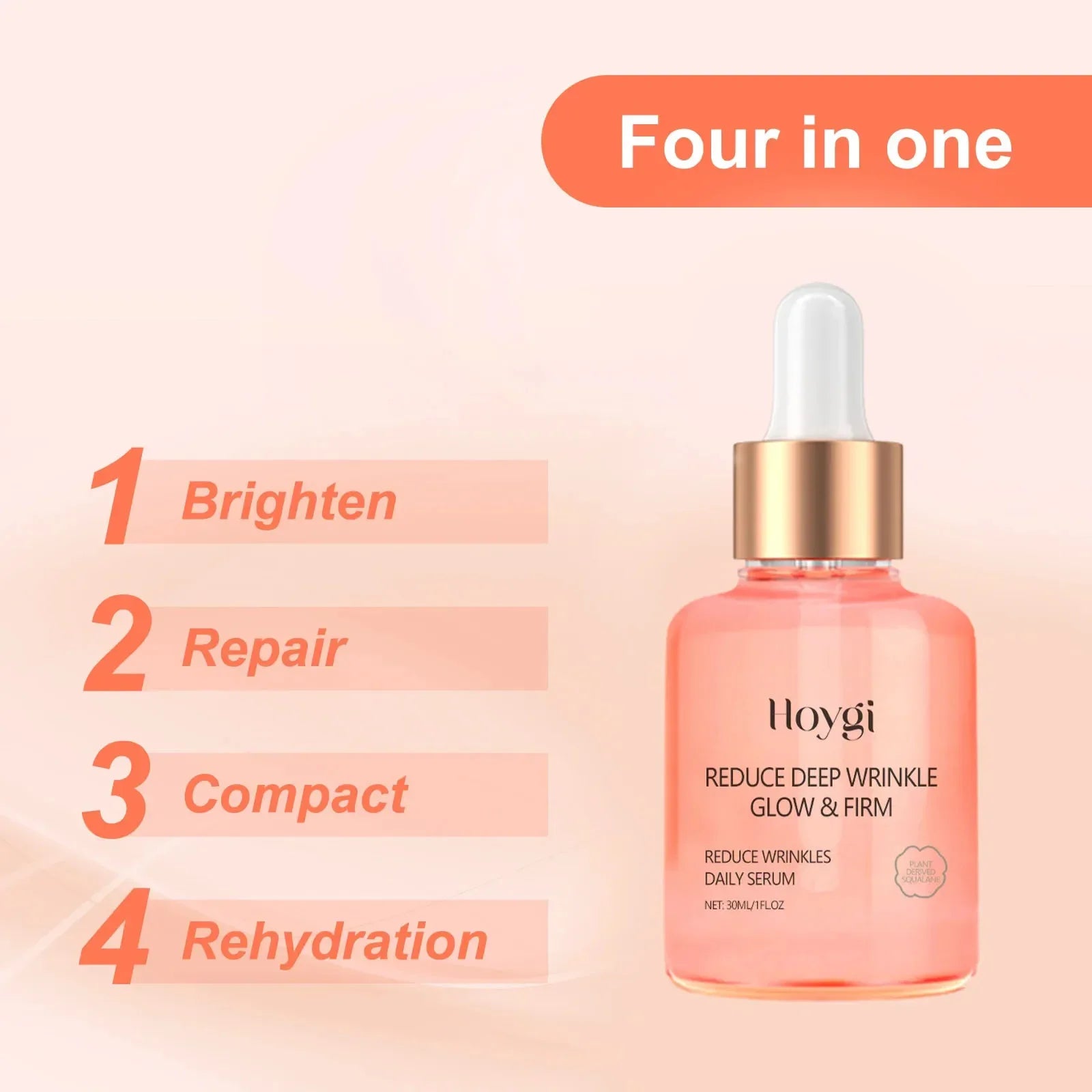 Rose Serum Hydration Shrink Pore Oil Control Anti Aging Brightening Rejuvenation Improve Dryness Vitamin C Firming Essence Qme