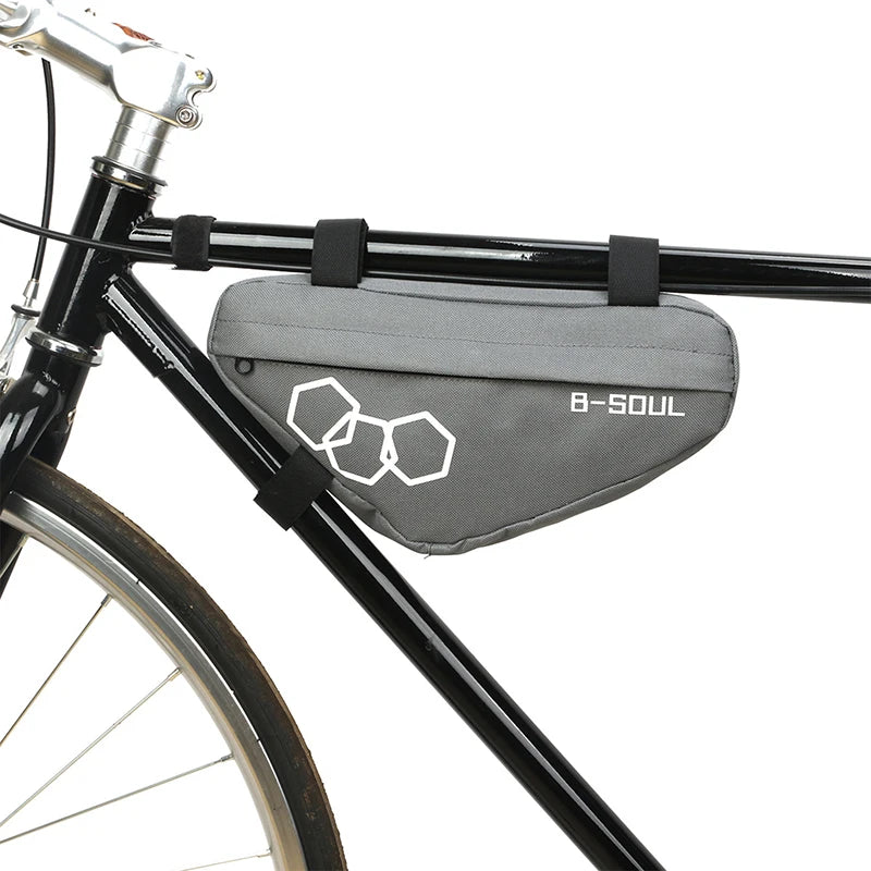 Triangle Bag Bicycle Front Frame Tube MTB Cycling Tool Accessories Qme