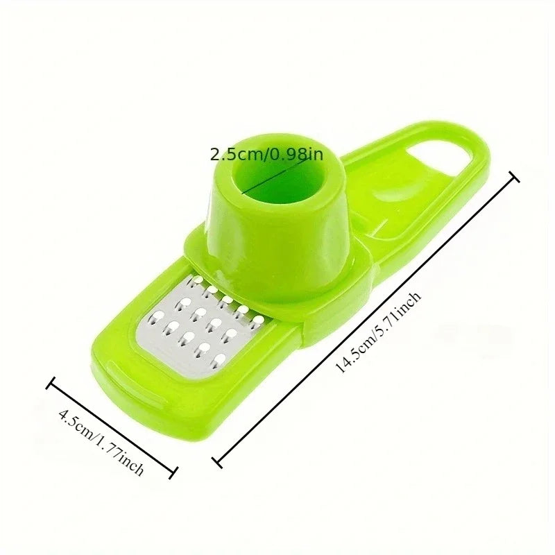 1pc Garlic Ginger Presses Manual Multi-functional Ginger Cutter Plastic Kitchen Grater Grinder Grinding Tool Qme