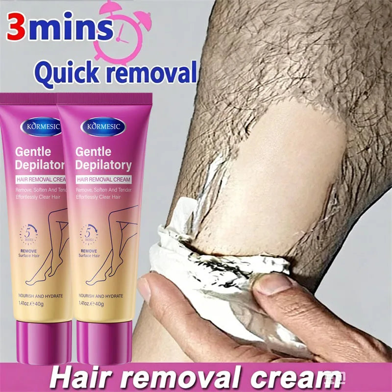 Permanent Hair Removal Cream Hair Growth Inhibitor Face Arm Armpit Leg Intimate Areas Painless Depilatory For Men Women Care Qme