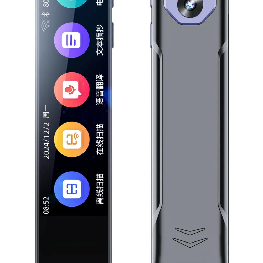 Language Scanner Pen Smart Scanner Pen Language Translator Electronic Dictionary English Learning Scanning Pen Built in Battery Qme