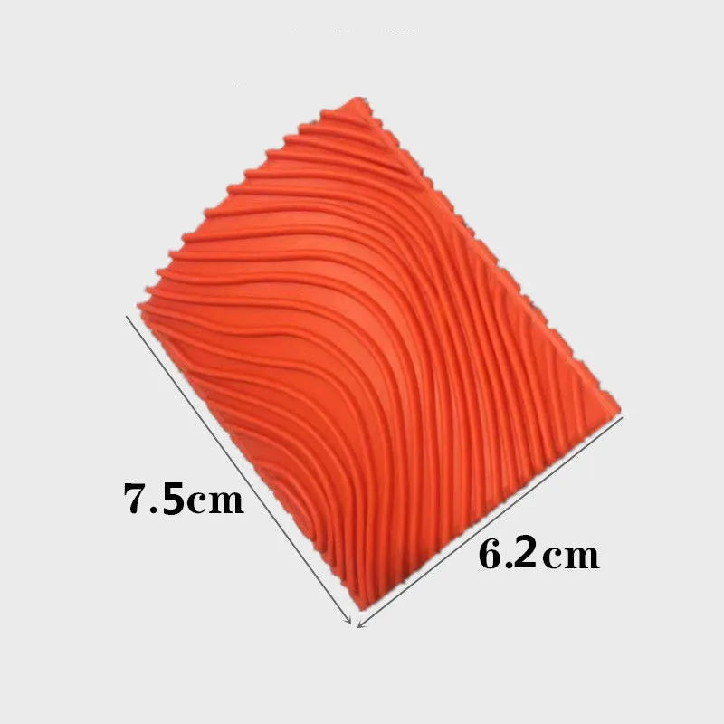 New DIY Wall Painting Machine Rubber Texture Paint Roller Furniture Imitation Wood Art Wall Painting Tools Home Decoration Qme A-small