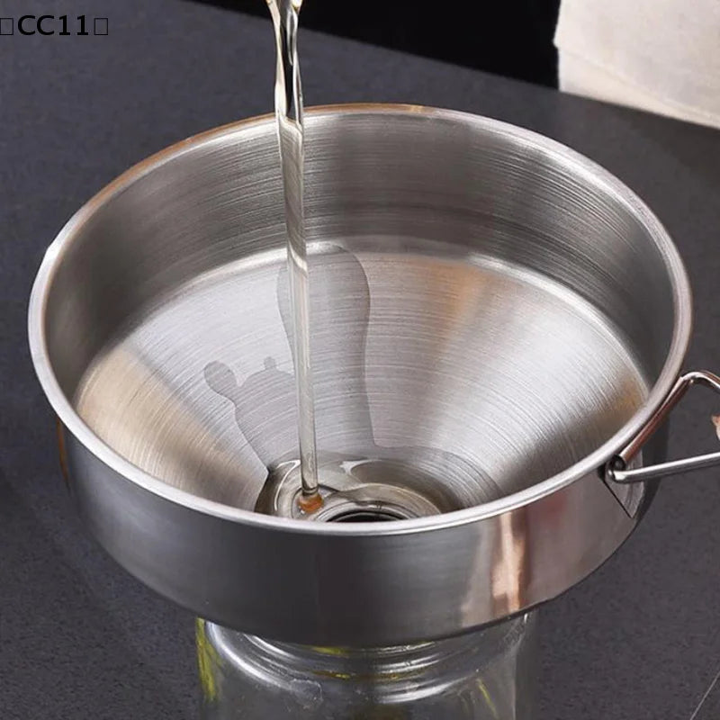 Metal Funnel Canning Kitchen Tools Accessories Wide Mouth Funnels Bar Qme