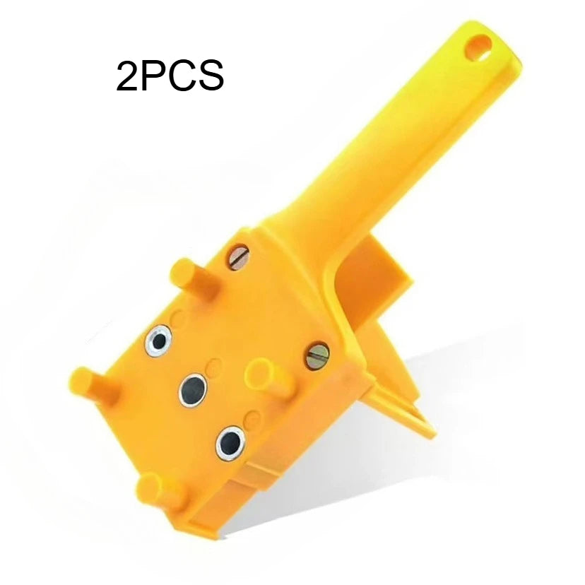 Wood Drilling Locator Jig Handheld Hole Punch Guide Positioning Tool Plastic Drill Guide Template For Woodworking Hole Drilling Qme 2PCS
