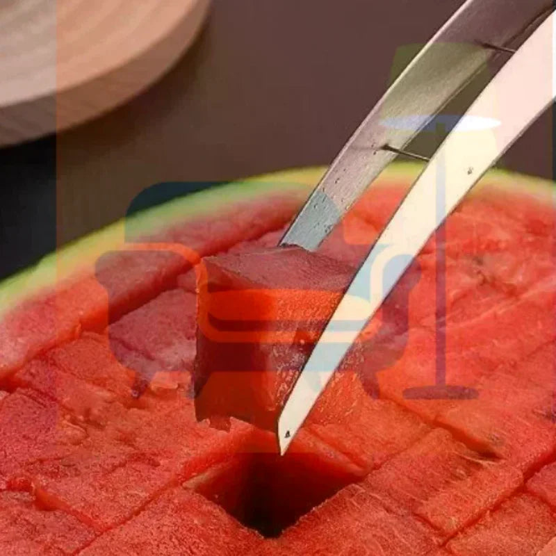 1Set Watermelon Cutting Machine Summer Watermelon Cutter Hand Multifunctional Slicer For Melon Kitchen Tools Qme