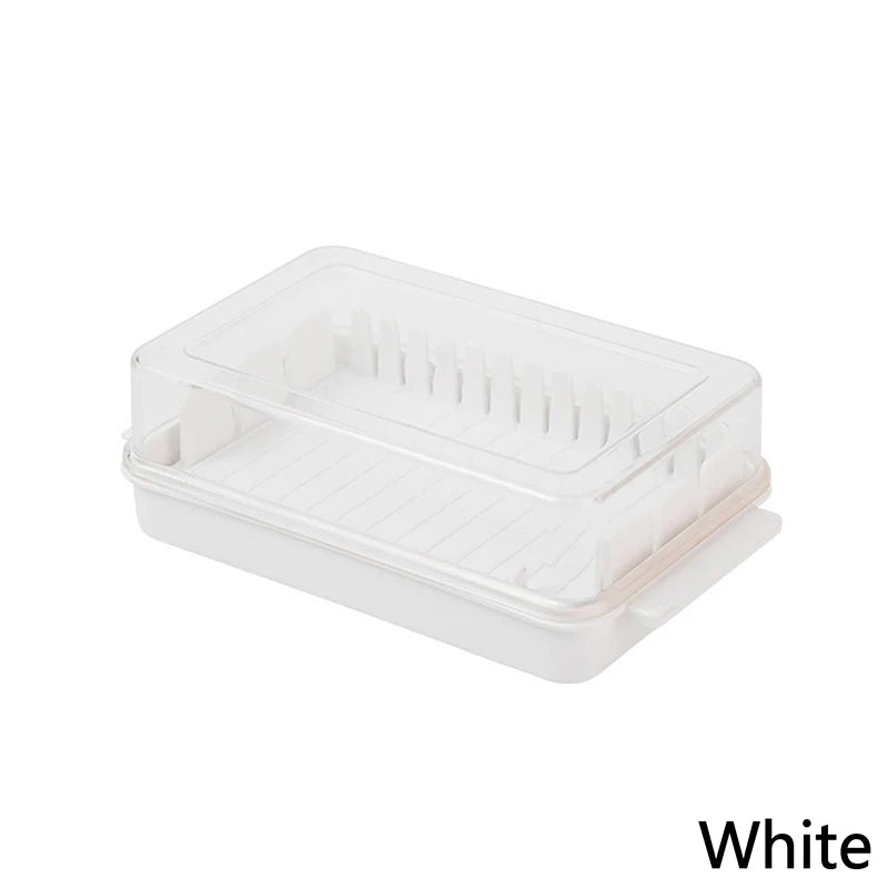 Kitchen Baking Food Butter Refrigerator Fresh Keeper Container Tool Qme White