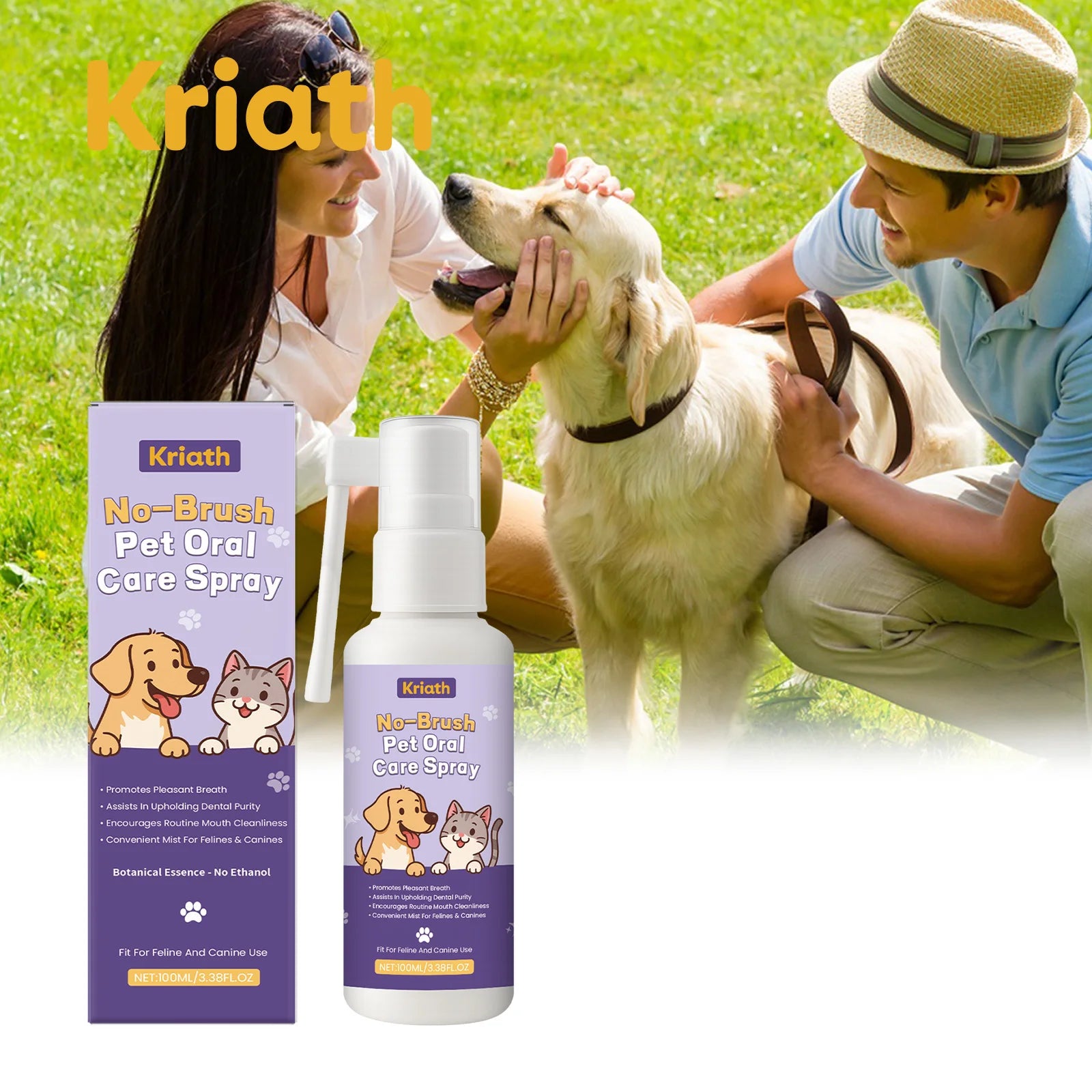 Pet Teeth Spray Effectively Remove Dental Plaque Relieve Inflammation Maintain Oral Health Eliminate Odors Oral Cleaning Spray Qme