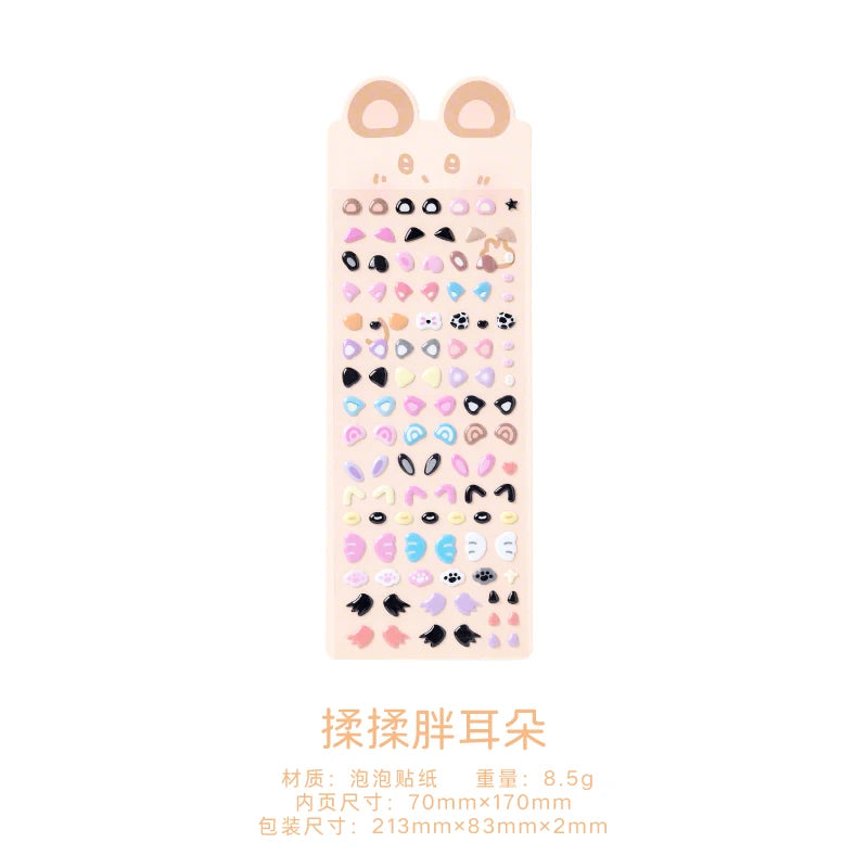 Cartoon Patterns Decorative Stationery Stickers Korean Stationery Scrapbook supplies DIY Diary Album Planner custom sticker Qme D