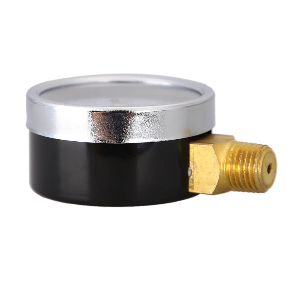 70mm Air Compressor Dual Scale Dial 200 PSI Pneumatic Hydraulic Fluid Pressure Gauge 1/4 NPT Bottom Mount for Air Gas Water Fuel Qme