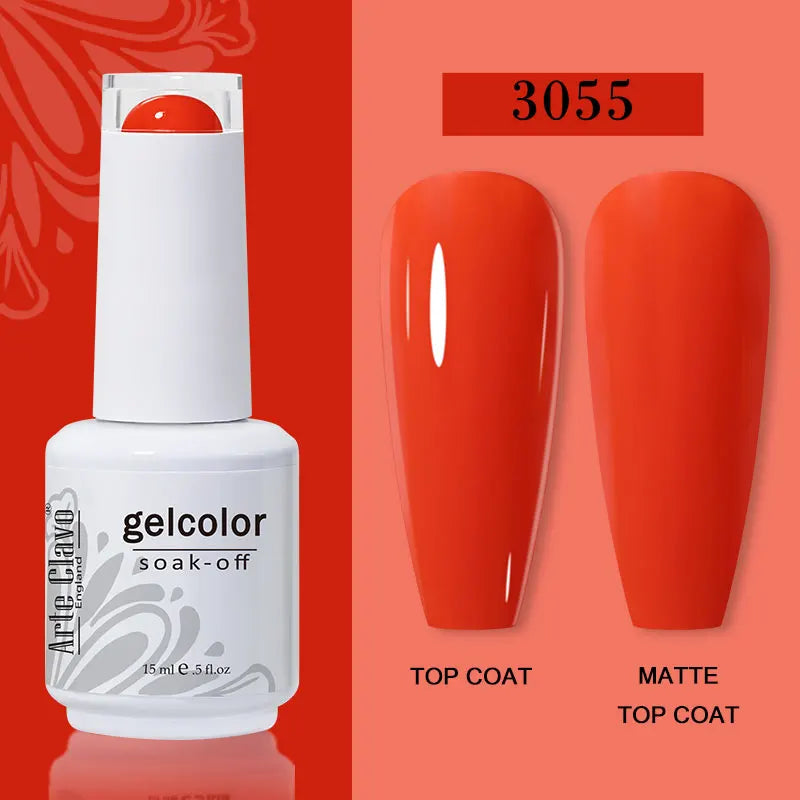Arte Clavo 44 Colors Jelly Nude Gel Nail Polish Semi Transparent