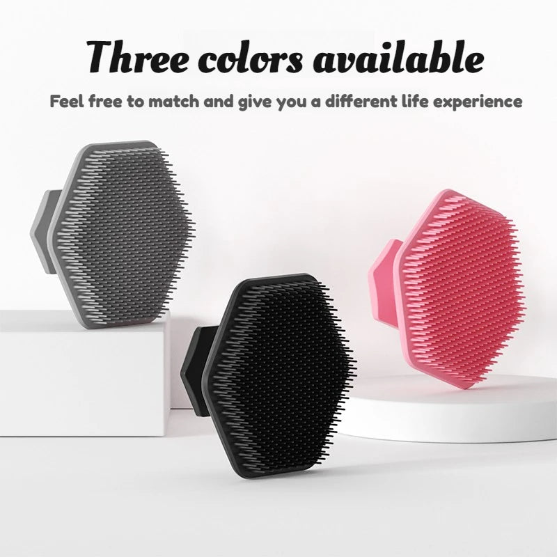 Silicone Facial Cleansing Brush Men Deep Scrub Shave Massage Tool Qme