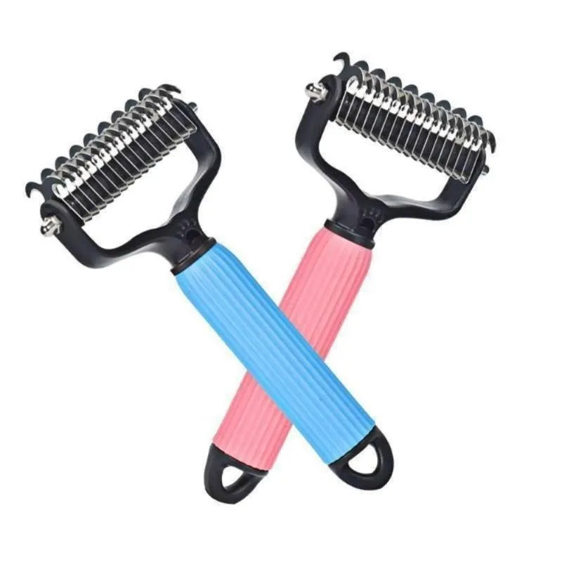 Professional Universal Double Sided Stainless Steel Pet Detangling Qme