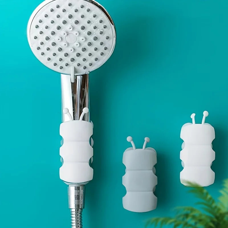 1 Showerhead Holder Non Perforated Suction Cup Bathroom Toilet Qme