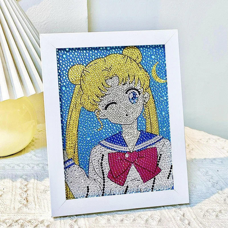 Hello Kitty Kuromi Diamond Painting DIY Craft Frame Cartoon Students