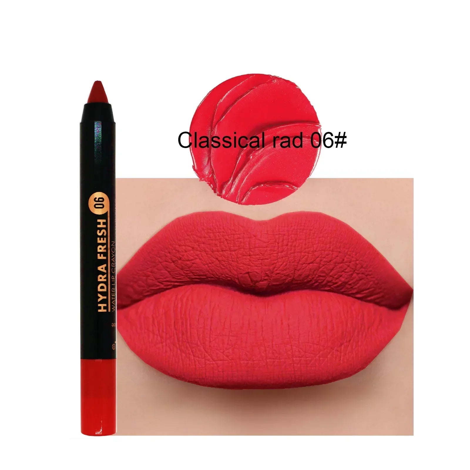 Matte Velvet Lipstick Pencil Waterproof Long Lasting Sexy Red Lip Sticks Non-Stick Cup Makeup Lip Tint Pencil Cosmetics 15Colors Qme 6