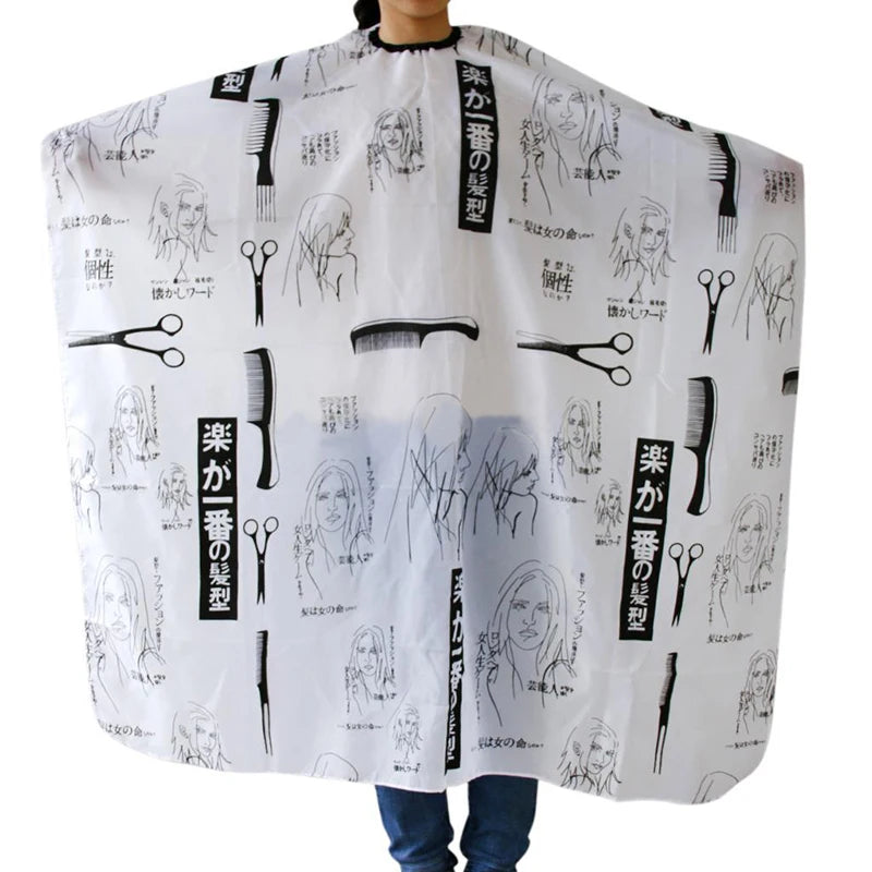 Creative Barber Hairdresser Aprons Haircut Capes Barbershop Qme Black